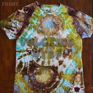 Geode Pattern Earth Tone Ice Tie Dye